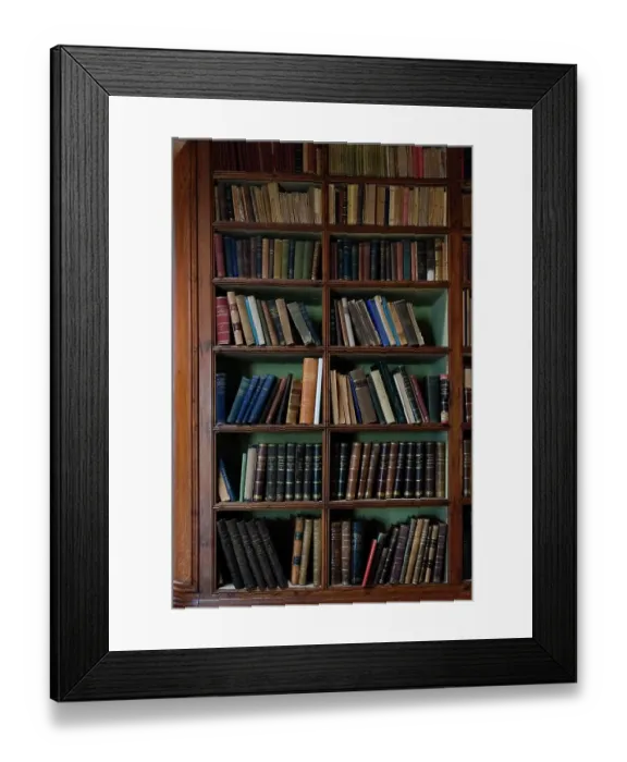 Framed Print : Coimbra, Portugal. Quinta das Lagrimas. Interior old library Framed Print : Coimbra, Portugal. Quinta das Lagrimas. Interior old library