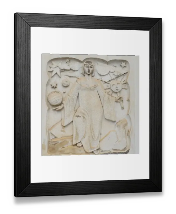 Framed Print : Coimbra, Portugal. University of Coimbra, carved reliefs