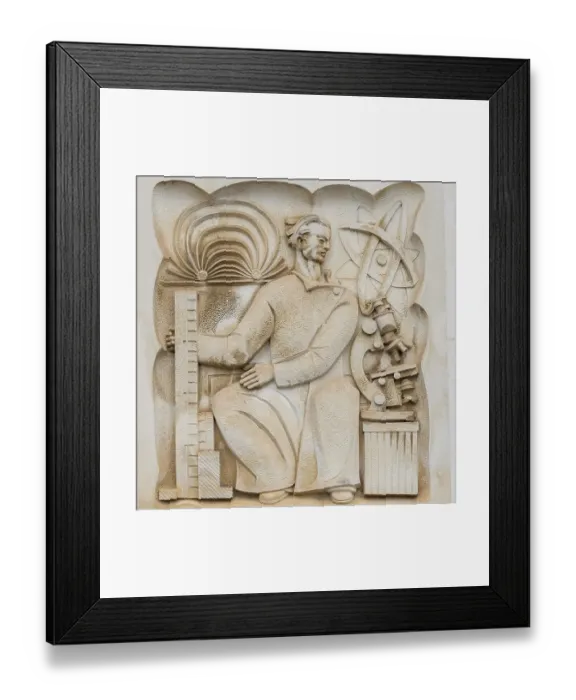 Framed Print : Coimbra, Portugal. University of Coimbra, carved reliefs