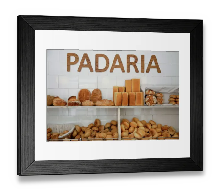 Framed Print : Lisbon, Portugal. Typical bakery