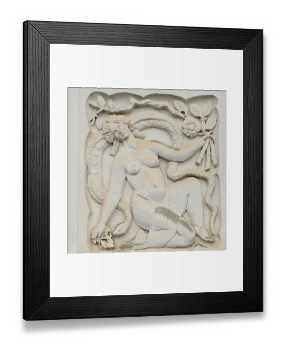 Framed Print : Coimbra, Portugal. University of Coimbra, carved reliefs