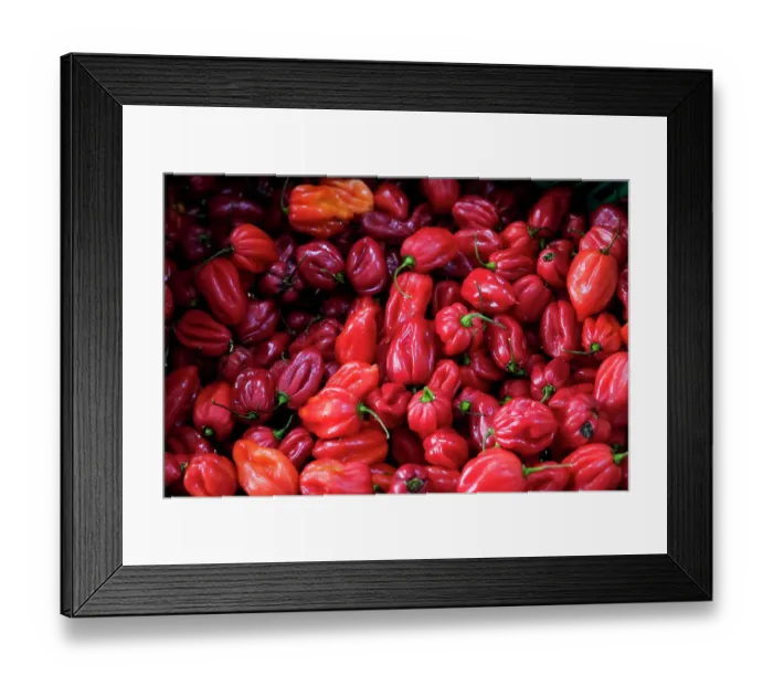 Framed Print : Lisbon, Portugal. Fresh produce on display at local farmers market