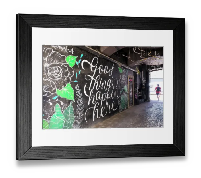 Framed Print : Lisbon, Portugal. Entry to the LX Factory Arts District