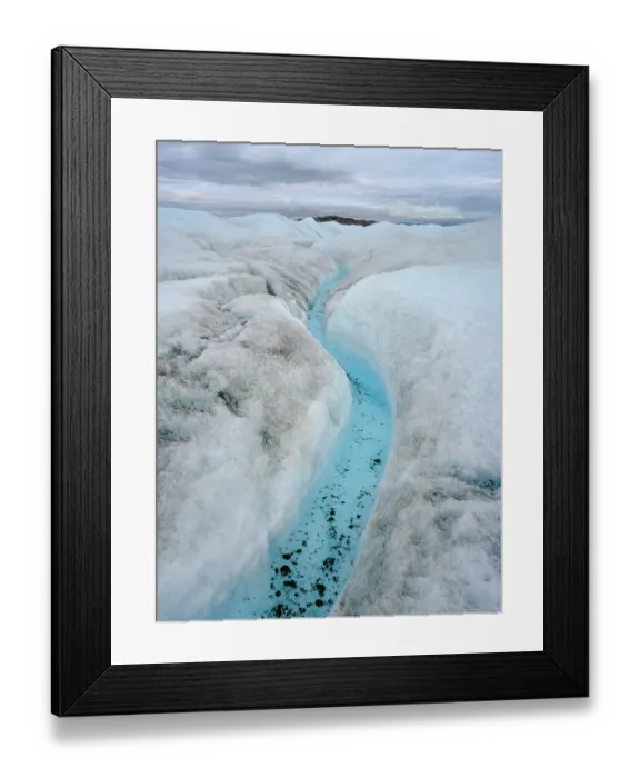 Framed Print : View towards terminal moraine and foreland of the ice sheet. The brown sediment on the ice is created by the rapid melting of the ice. Landscape of Greenland near Kangerlussuaq, Kingdom of Denmark Framed Print : View towards terminal moraine and foreland of the ice sheet. The brown sediment on the ice is created by the rapid melting of the ice. Landscape of Greenland near Kangerlussuaq, Kingdom of Denmark