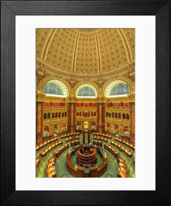 Framed Print : The Library of Congress, Washington, D.C, USA