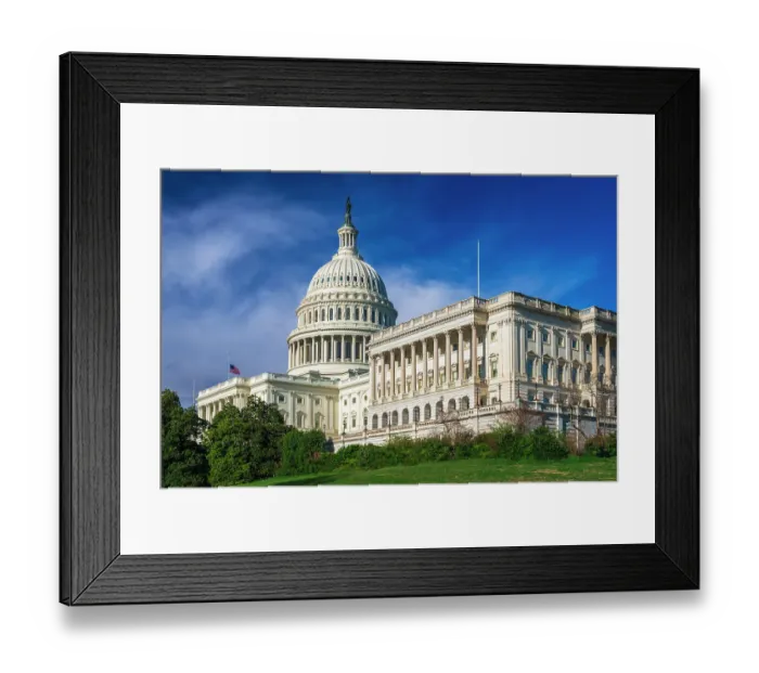 Framed Print : The United States Capitol, Washington, D.C, USA Framed Print : The United States Capitol, Washington, D.C, USA
