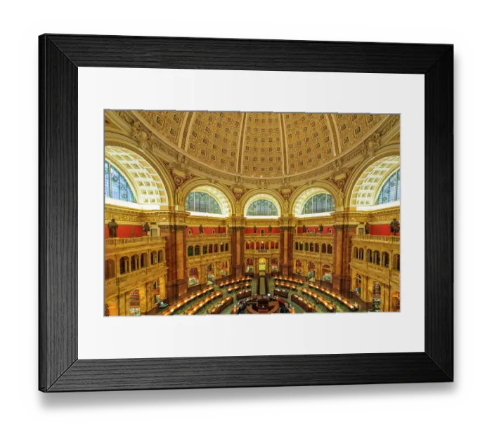 Framed Print : The Library of Congress, Washington, D.C, USA Framed Print : The Library of Congress, Washington, D.C, USA