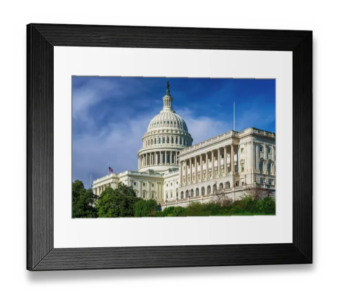 Framed Print : The United States Capitol, Washington, D.C, USA Framed Print : The United States Capitol, Washington, D.C, USA