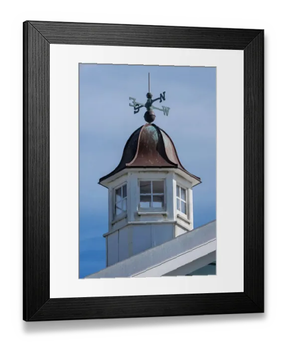 Framed Print : Cupola and weathervane, New Smyrna Beach, Florida