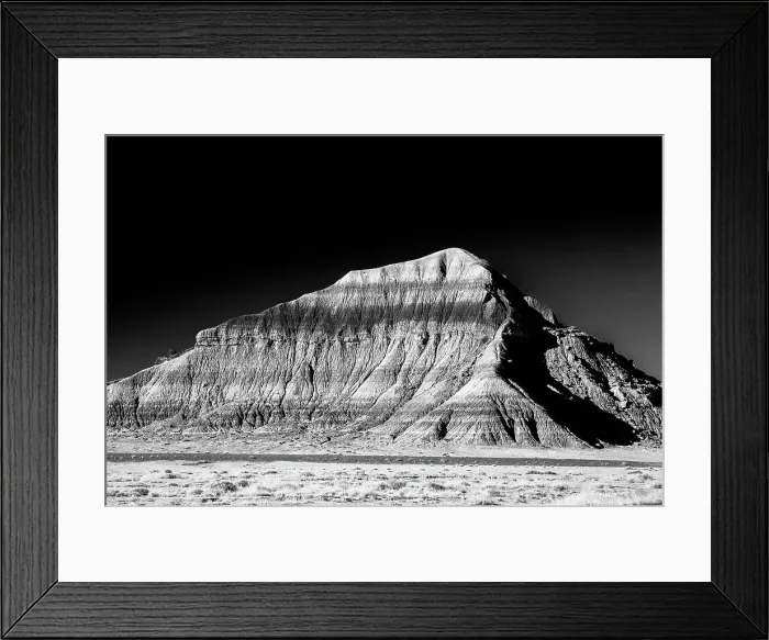 Framed Print : Arizona, Petrified Forest National Park. The Tepees formation