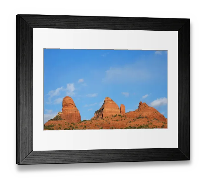 Framed Print : Arizona, Sedona, Red Rock Country. Sandstone mainly of the Schnebly Hill Formation Framed Print : Arizona, Sedona, Red Rock Country. Sandstone mainly of the Schnebly Hill Formation