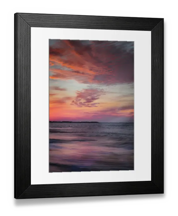 Framed Print : USA, New Jersey, Cape May National Seashore. Sunset on ocean and beach. ©Jay O'Brien / Jaynes Gallery / DanitaDelimont.com Framed Print : USA, New Jersey, Cape May National Seashore. Sunset on ocean and beach. ©Jay O'Brien / Jaynes Gallery / DanitaDelimont.com