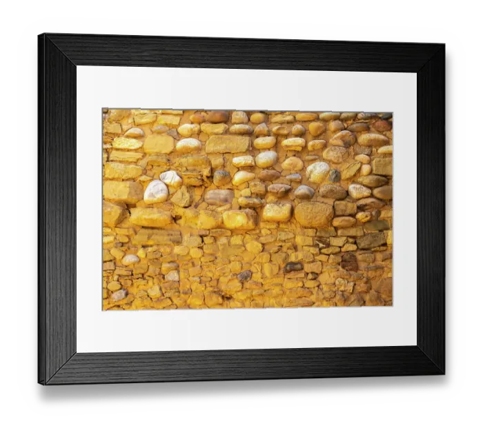 Framed Print : USA, New Mexico, Aztec Ruins National Monument. Detail of rock wall Framed Print : USA, New Mexico, Aztec Ruins National Monument. Detail of rock wall