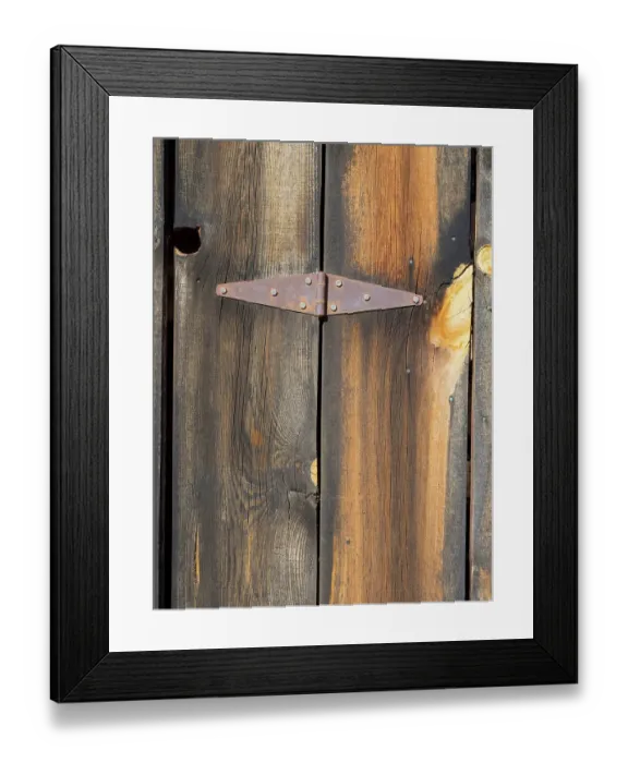 Framed Print : Arizona, Jordan Historical Park. Sedona Heritage Museum, close-up of old door hinge Framed Print : Arizona, Jordan Historical Park. Sedona Heritage Museum, close-up of old door hinge