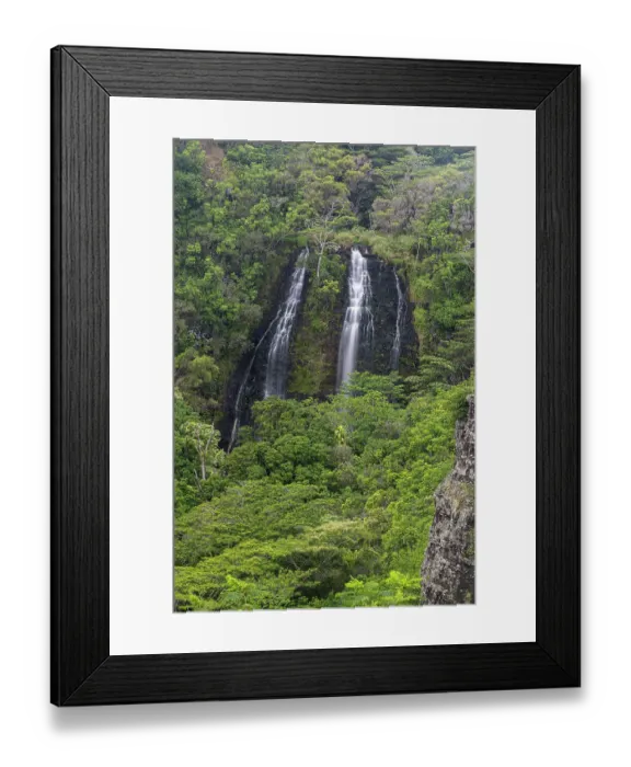 Framed Print : USA, Kauai, Hawaii. Opaekaa Falls Framed Print : USA, Kauai, Hawaii. Opaekaa Falls