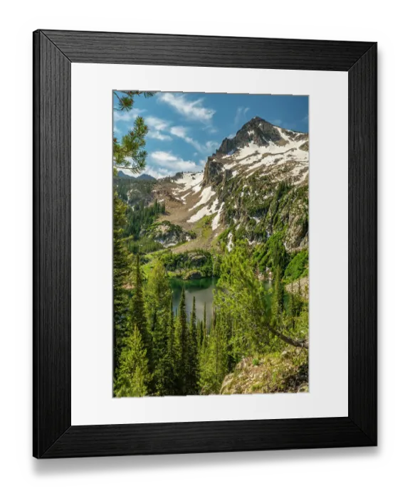 Framed Print : USA, Idaho, Sawtooth Wilderness. Mountain and Alpine Lake landscape Framed Print : USA, Idaho, Sawtooth Wilderness. Mountain and Alpine Lake landscape