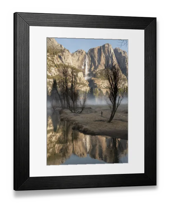 Framed Print : USA, California, Yosemite National Park. Upper Yosemite Falls in early spring Framed Print : USA, California, Yosemite National Park. Upper Yosemite Falls in early spring