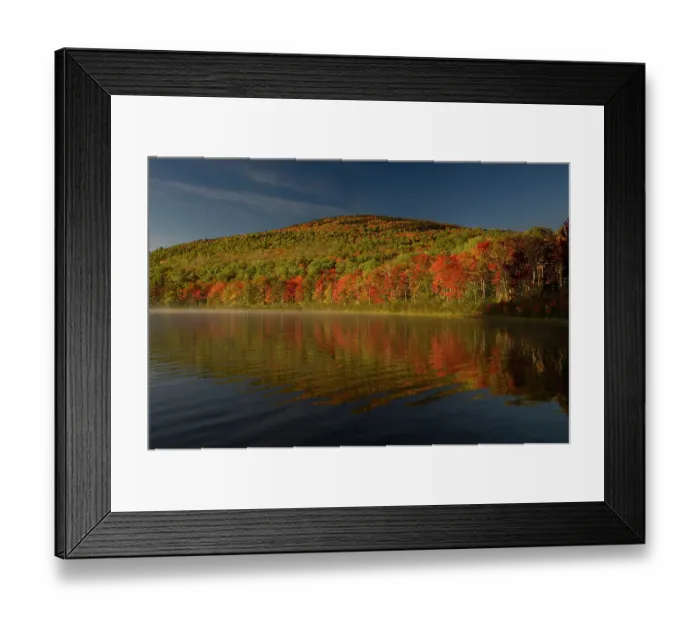 Framed Print : USA, Maine. Colorful foliage reflected in South Branch Pond, Baxter State Park Framed Print : USA, Maine. Colorful foliage reflected in South Branch Pond, Baxter State Park