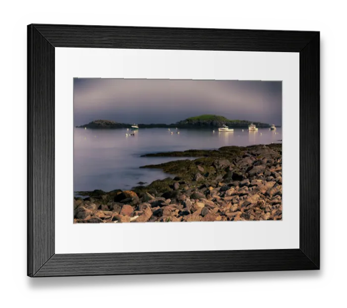 Framed Print : USA, Maine. Monhegan Island, rugged coastline