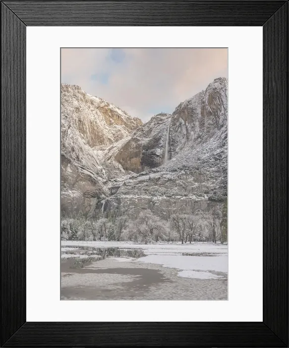 Framed Print : USA, California, Yosemite National Park. Upper Yosemite Falls after snowstorm. ©Don Grall / Jaynes Gallery / DanitaDelimont.com Framed Print : USA, California, Yosemite National Park. Upper Yosemite Falls after snowstorm. ©Don Grall / Jaynes Gallery / DanitaDelimont.com