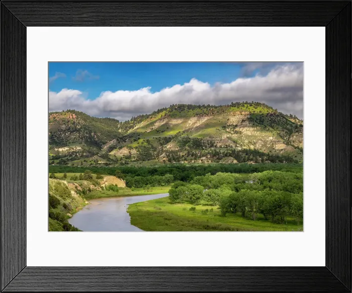 Framed Print : Powder River in Powder River County, Montana, USA Framed Print : Powder River in Powder River County, Montana, USA