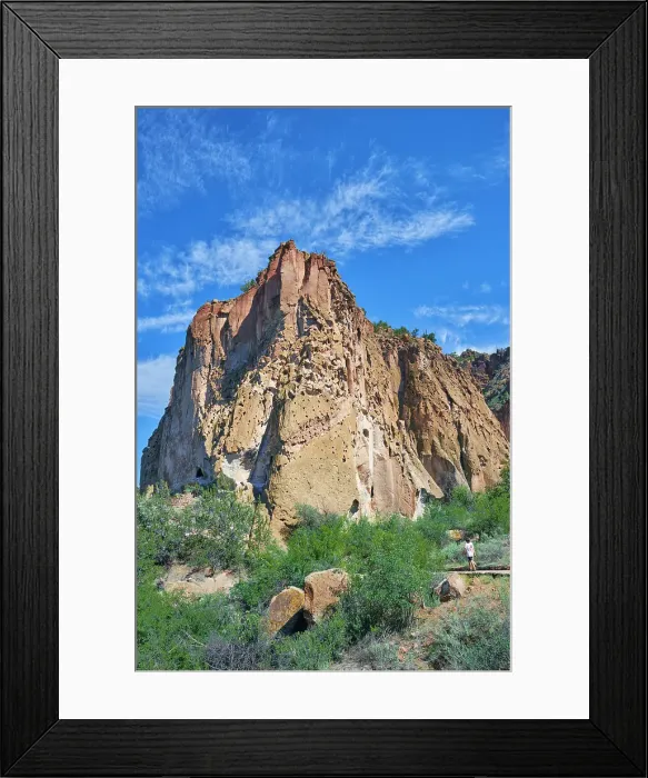 Framed Print : North America, United States, New Mexico, Bandelier National Monument. 33, 000 acres of rugged, beautiful canyon and mesa country, including cave dwellings carved into rock cliffs Framed Print : North America, United States, New Mexico, Bandelier National Monument. 33, 000 acres of rugged, beautiful canyon and mesa country, including cave dwellings carved into rock cliffs