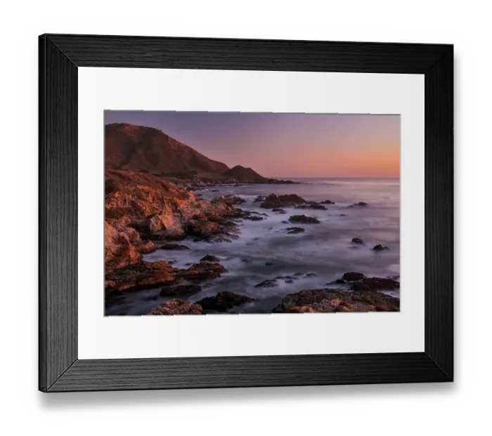 Framed Print : USA, California, Garrapata State Park. Sunset along the rugged coastline Framed Print : USA, California, Garrapata State Park. Sunset along the rugged coastline