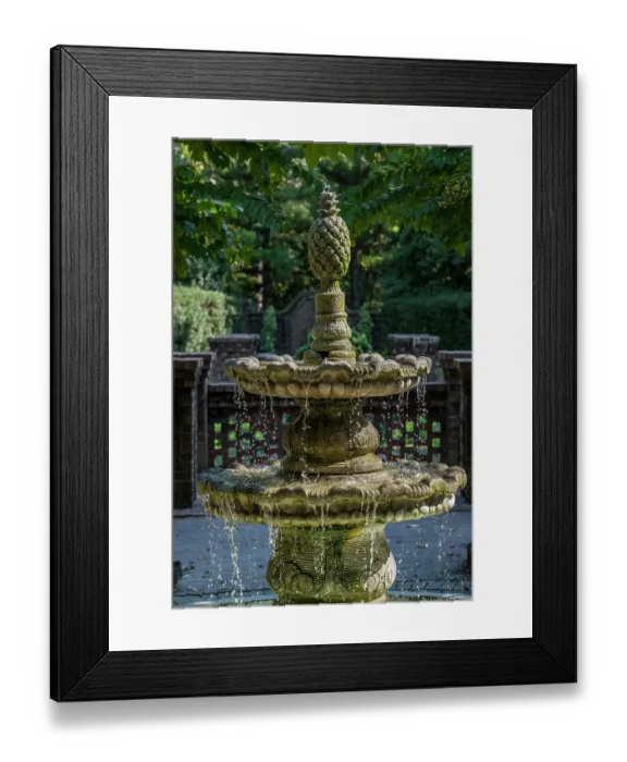 Framed Print : Water fountain in Pinehurst, North Carolina Framed Print : Water fountain in Pinehurst, North Carolina