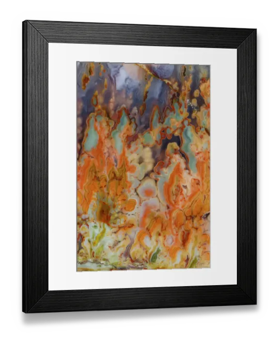 Framed Print : USA, Washington State, Sammamish. Close-up details of Prudent Man Agate Framed Print : USA, Washington State, Sammamish. Close-up details of Prudent Man Agate