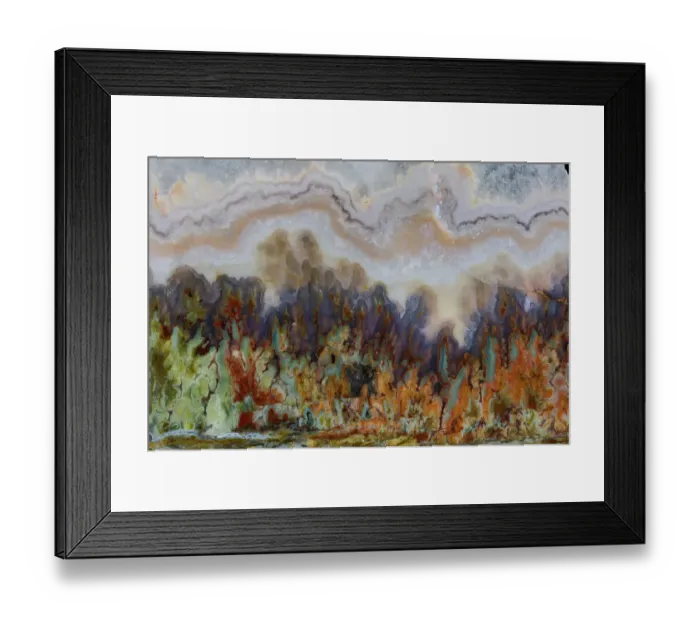 Framed Print : USA, Washington State, Sammamish. Close-up details of Prudent Man Agate Framed Print : USA, Washington State, Sammamish. Close-up details of Prudent Man Agate
