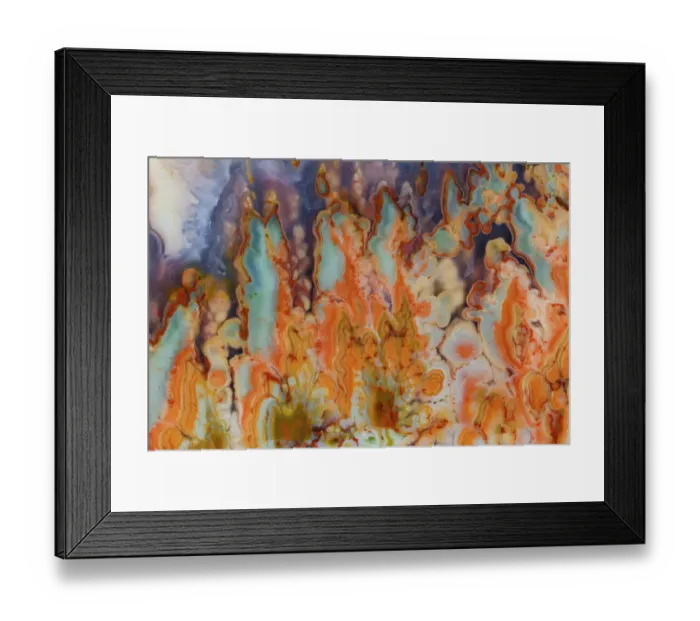 Framed Print : USA, Washington State, Sammamish. Close-up details of Prudent Man Agate Framed Print : USA, Washington State, Sammamish. Close-up details of Prudent Man Agate