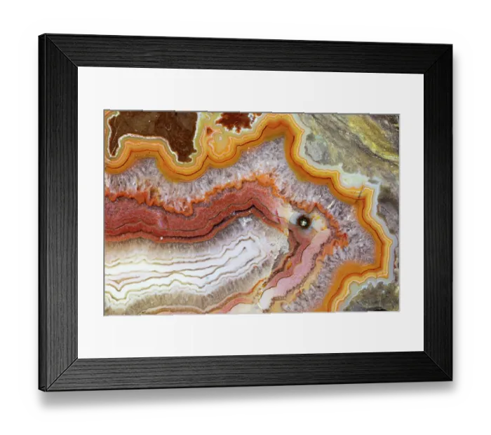 Framed Print : USA, Washington State, Sammamish. Close-up pattern design of agate Framed Print : USA, Washington State, Sammamish. Close-up pattern design of agate