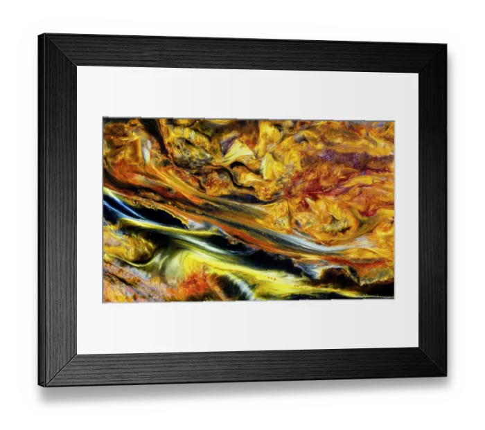 Framed Print : USA, Washington State, Sammamish. Close-up pattern design of Petersite from Namibia Framed Print : USA, Washington State, Sammamish. Close-up pattern design of Petersite from Namibia