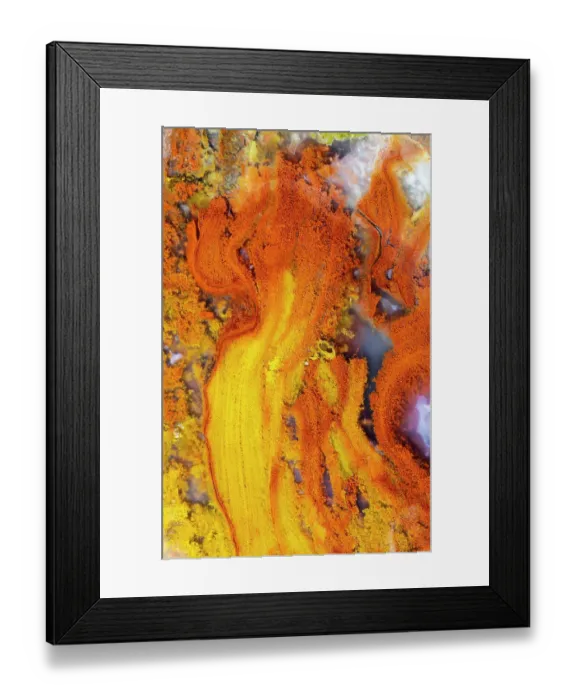Framed Print : USA, Washington State, Sammamish. Close-up pattern design of Flame Agate Framed Print : USA, Washington State, Sammamish. Close-up pattern design of Flame Agate