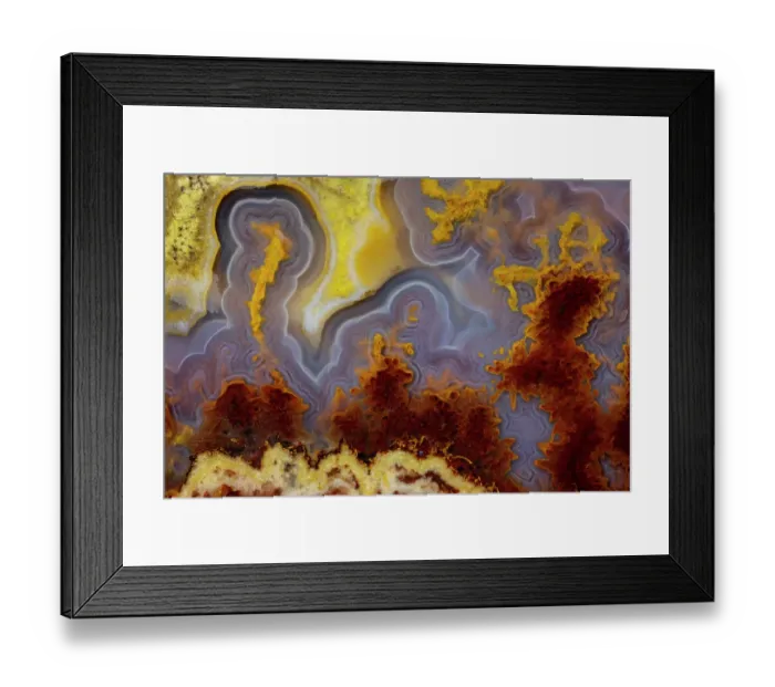 Framed Print : USA, Washington State, Sammamish. Close-up of Cathedral Agate Framed Print : USA, Washington State, Sammamish. Close-up of Cathedral Agate