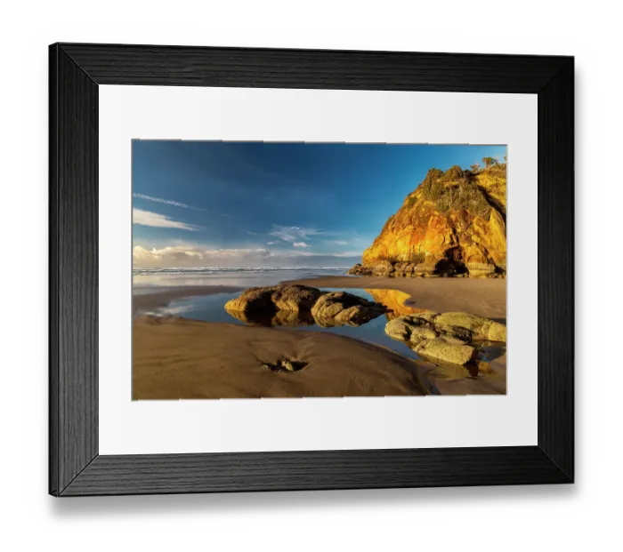 Framed Print : Cliffs and Caves at Hug Point near Cannon Beach, Oregon, USA Framed Print : Cliffs and Caves at Hug Point near Cannon Beach, Oregon, USA