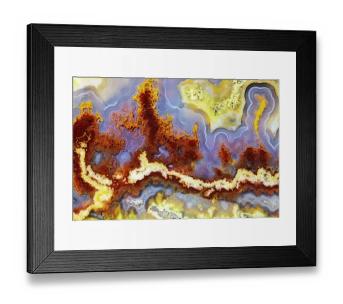Framed Print : USA, Washington State, Sammamish. Close-up of Cathedral Agate Framed Print : USA, Washington State, Sammamish. Close-up of Cathedral Agate