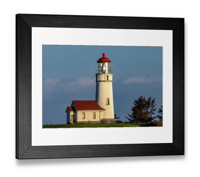 Framed Print : Lighthouse at Cape Blanco State Park, Oregon, USA Framed Print : Lighthouse at Cape Blanco State Park, Oregon, USA