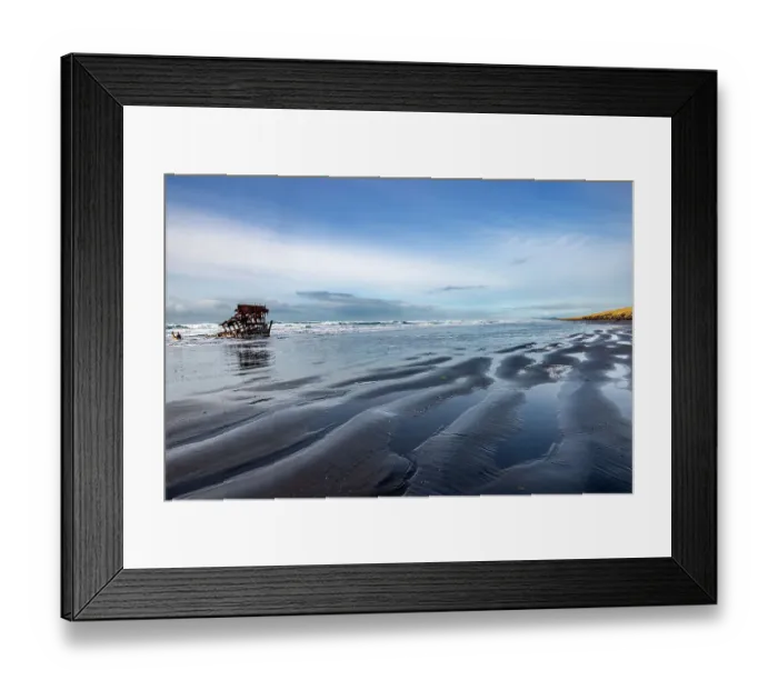Framed Print : Shipwreck of the Peter Iredale in Fort Stevens State Park, Oregon, USA