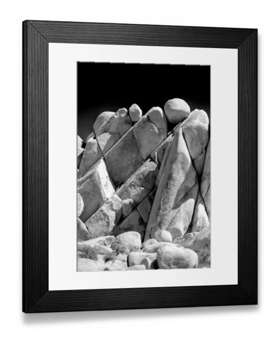 Framed Print : California, Joshua Tree National Park. Granite rock formations Framed Print : California, Joshua Tree National Park. Granite rock formations