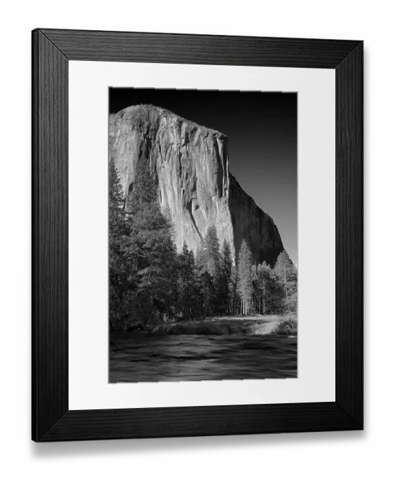 Framed Print : California, Yosemite National Park. El Capitan and Merced River Framed Print : California, Yosemite National Park. El Capitan and Merced River