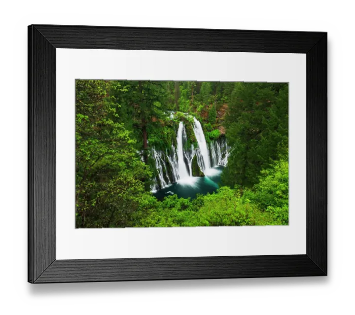 Framed Print : Burney Falls, McArthur-Burney Falls Memorial State Park, California, USA Framed Print : Burney Falls, McArthur-Burney Falls Memorial State Park, California, USA