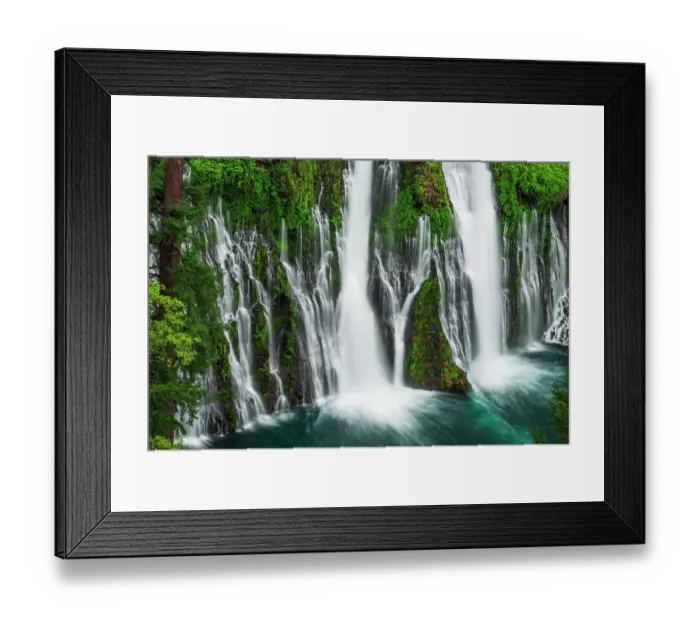 Framed Print : Burney Falls, McArthur-Burney Falls Memorial State Park, California, USA Framed Print : Burney Falls, McArthur-Burney Falls Memorial State Park, California, USA