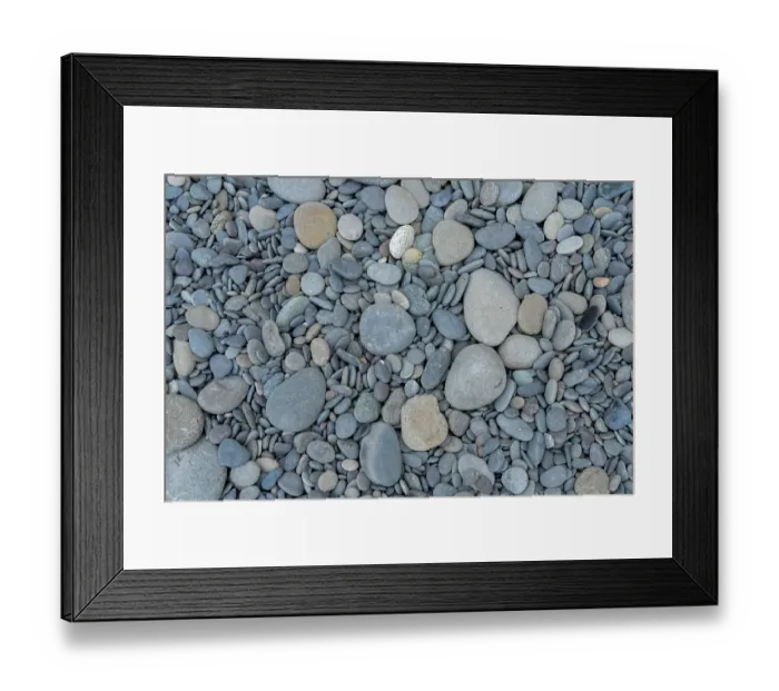 Framed Print : USA, Washington State, Olympic National Park, Rialto Beach. The beach is covered with small blue-gray rocks polished by the ocean Framed Print : USA, Washington State, Olympic National Park, Rialto Beach. The beach is covered with small blue-gray rocks polished by the ocean