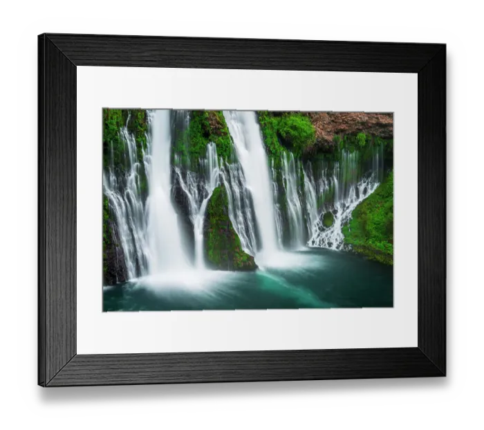 Framed Print : Burney Falls, McArthur-Burney Falls Memorial State Park, California, USA Framed Print : Burney Falls, McArthur-Burney Falls Memorial State Park, California, USA