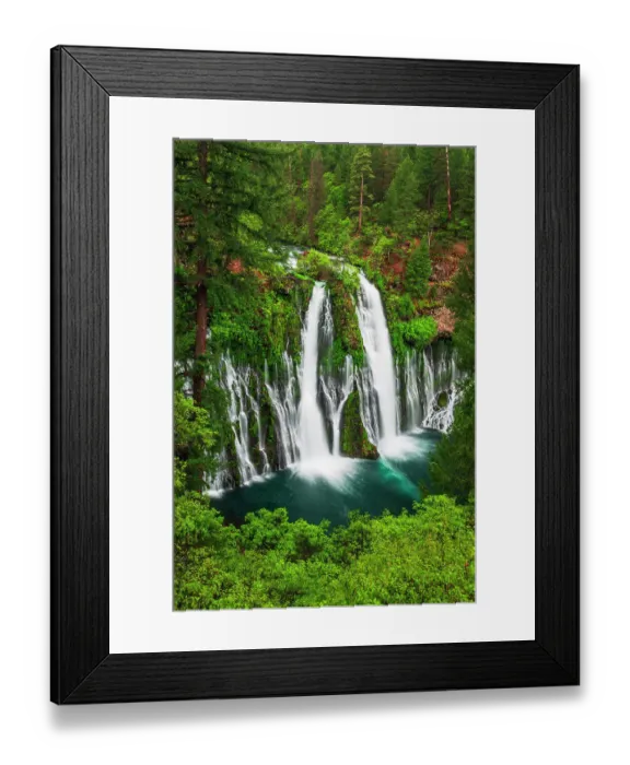 Framed Print : Burney Falls, McArthur-Burney Falls Memorial State Park, California, USA Framed Print : Burney Falls, McArthur-Burney Falls Memorial State Park, California, USA