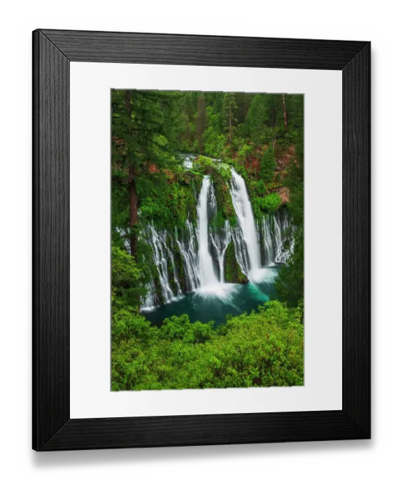 Framed Print : Burney Falls, McArthur-Burney Falls Memorial State Park, California, USA