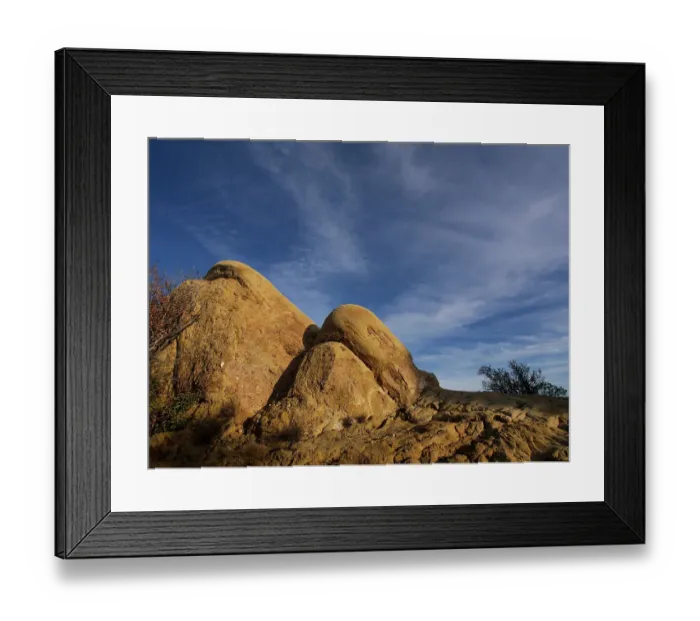 Framed Print : Big rock formation, Santa Monica National Recreation Area. California Framed Print : Big rock formation, Santa Monica National Recreation Area. California