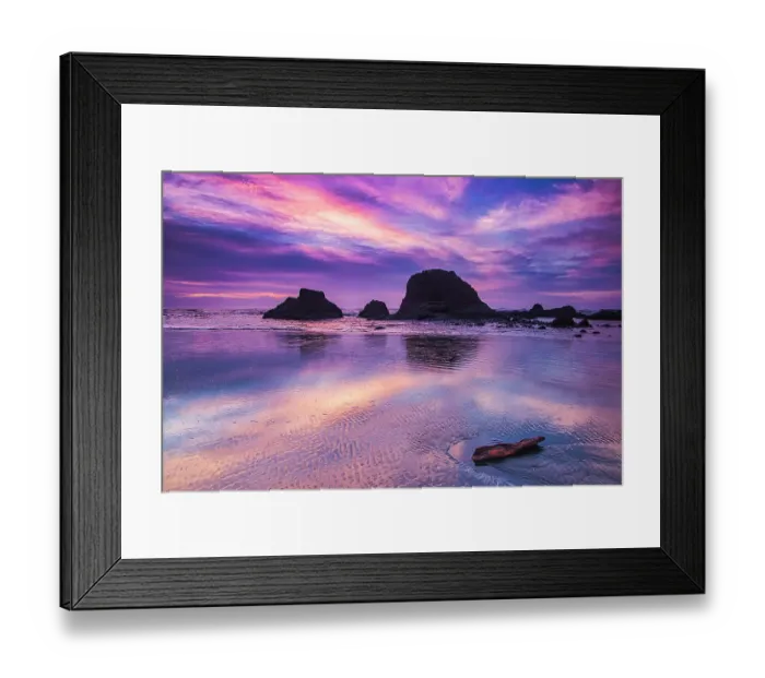Framed Print : Olympic National Park, Ruby Beach