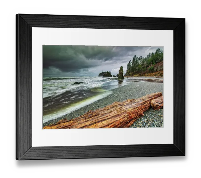 Framed Print : Olympic National Park, Ruby Beach Framed Print : Olympic National Park, Ruby Beach
